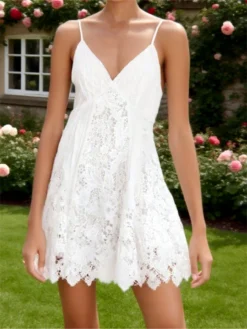 2025 Summer Bohemian White Dress